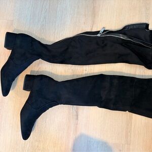 Black Over-the-Knee Boots